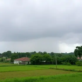 pancadas fortes de chuva
